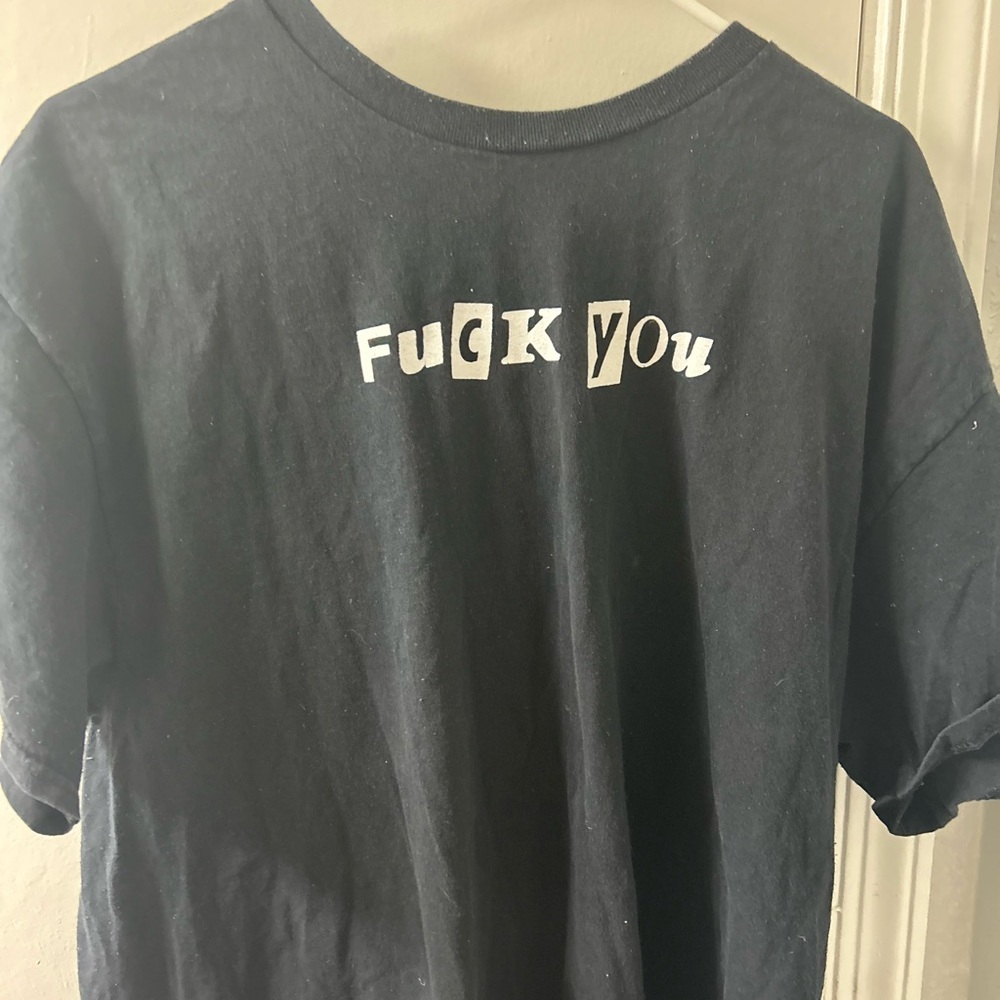 Men's XL "F You" Graphic T-Shirt - Edgy, Comfortable, and Flawless